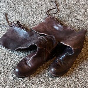 BED|STU Dark Brown Leather Men's Boots